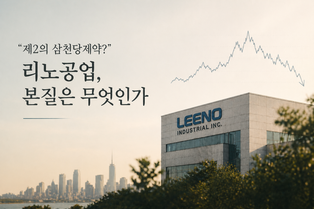 “제2의 삼천당제약?” 리노공업을 위한 변명
