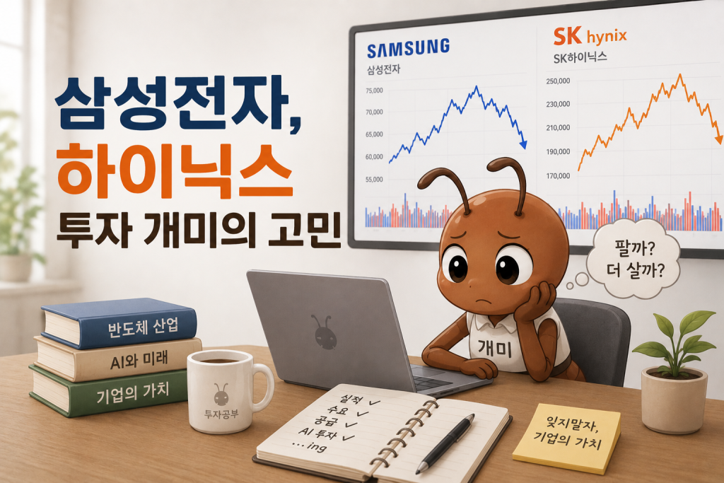 “고점 찍은 건가?” 삼성전자·하이닉스 투자 개미의 고민