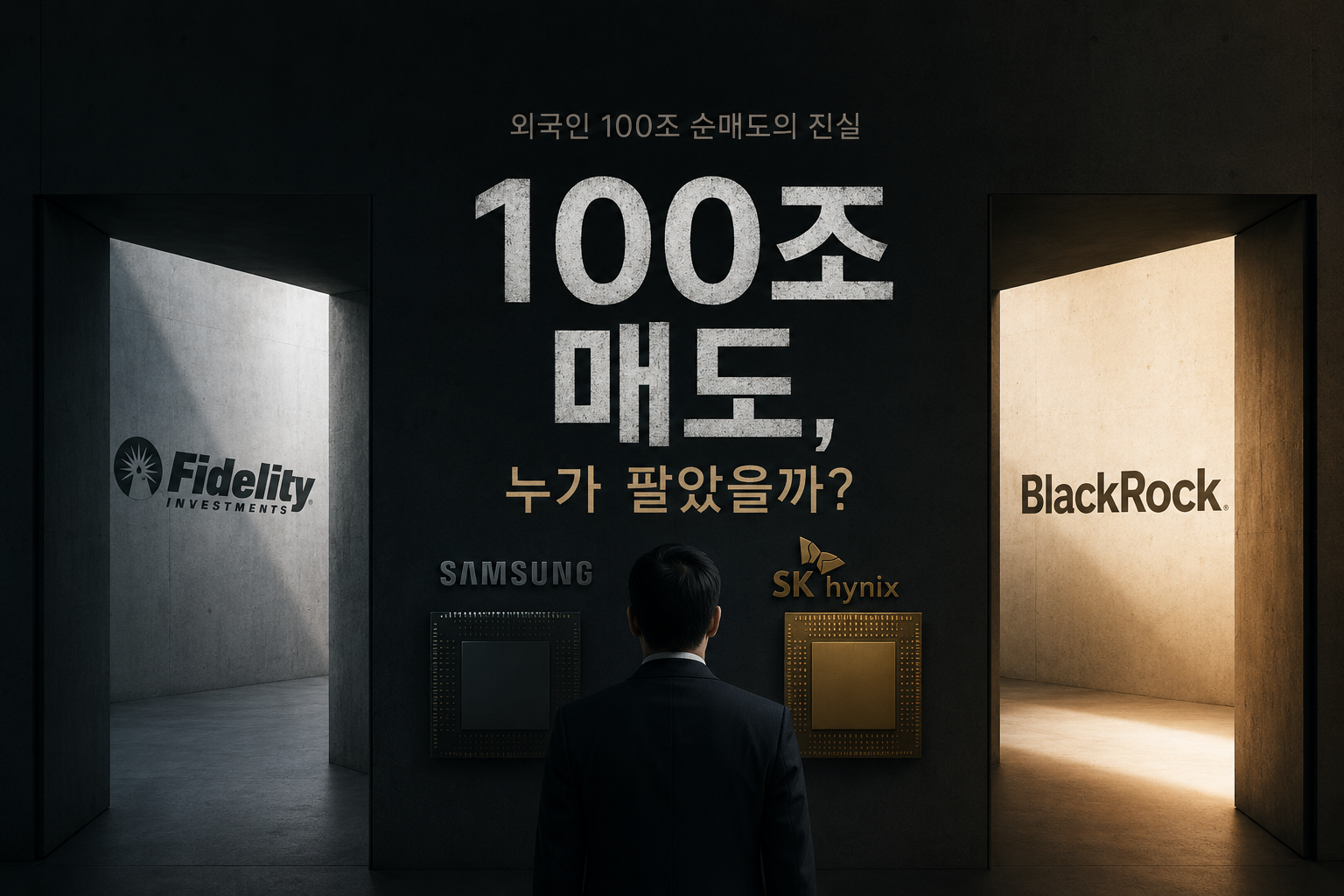 외국인 100조 매도의 진실: 피델리티 팔고, 블랙록은 샀다