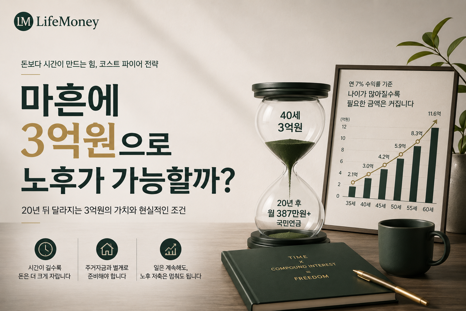 “10억원도 부족하다고?”…마흔의 3억원부터 만들자