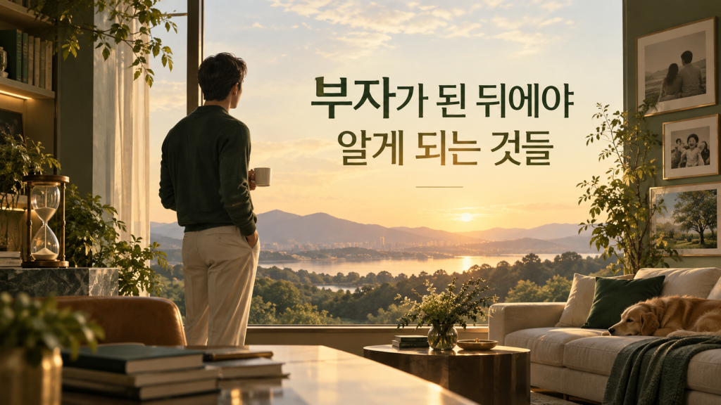 부자가 된 뒤에야 알게 되는, 돈으로 살 수 없는 것들