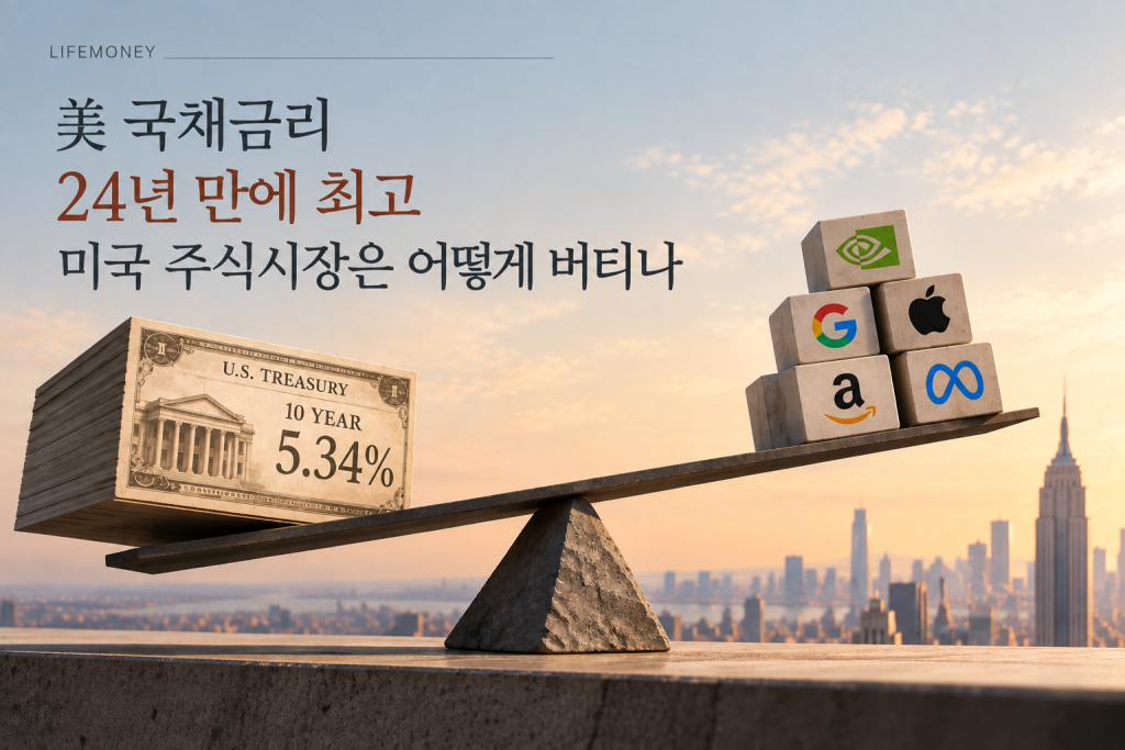 美 국채금리 24년 만에 최고…폭락장은 왜 오지 않았을까